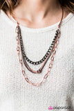 Paparazzi "Ive Got Edge - Copper" necklace Paparazzi Jewelry
