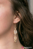 Paparazzi "Ive Got Edge - Gold" necklace Paparazzi Jewelry