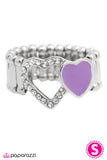 Paparazzi "Ive HEART It All Before" Purple Ring Paparazzi Jewelry