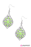 Paparazzi "Ivy League" Green Earrings Paparazzi Jewelry