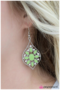 Paparazzi "Ivy League" Green Earrings Paparazzi Jewelry