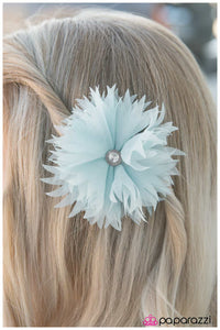 Paparazzi "I Wanna Be Serrated - Blue" hair clip Paparazzi Jewelry