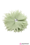 Paparazzi "I Wanna Be Serrated - Green" hair clip Paparazzi Jewelry