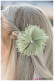 Paparazzi "I Wanna Be Serrated - Green" hair clip Paparazzi Jewelry