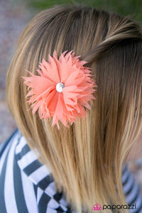 Paparazzi "I Wanna Be Serrated - Orange" hair clip Paparazzi Jewelry