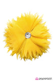 Paparazzi "I Wanna Be Serrated - Yellow" hair clip Paparazzi Jewelry