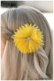 Paparazzi "I Wanna Be Serrated - Yellow" hair clip Paparazzi Jewelry