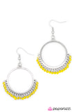 Paparazzi "I Want Candy - Yellow" earring Paparazzi Jewelry