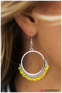 Paparazzi "I Want Candy - Yellow" earring Paparazzi Jewelry