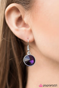 Paparazzi "I Want To Be A Millionaire" Purple Earrings Paparazzi Jewelry