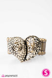 Paparazzi "I Want To Know What Love Is" Brass Ring Paparazzi Jewelry