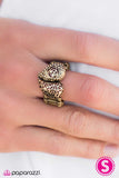 Paparazzi "I Want To Know What Love Is" Brass Ring Paparazzi Jewelry