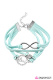 Paparazzi "I Will Always Love You" Blue Bracelet Paparazzi Jewelry