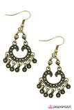 Paparazzi "I Will Grant You Three Wishes - Brass" earring Paparazzi Jewelry