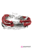 Paparazzi "I Will Never Break Your Heart" Red Bracelet Paparazzi Jewelry