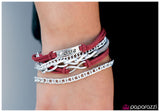 Paparazzi "I Will Never Break Your Heart" Red Bracelet Paparazzi Jewelry
