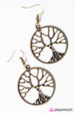 Paparazzi "I WILLOW Survive" Brass Earrings Paparazzi Jewelry