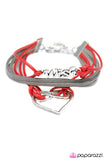 Paparazzi "I Wish I May..." Red Bracelet Paparazzi Jewelry