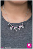 Paparazzi "I Wont Bite - Pink" necklace Paparazzi Jewelry