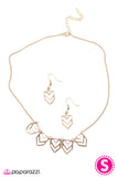 Paparazzi "I Wont Bite - Rose Gold" necklace Paparazzi Jewelry