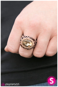 Paparazzi "Jackpot! - Copper" ring Paparazzi Jewelry