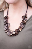 Paparazzi "Jammin In Jamaica - Brown" necklace Paparazzi Jewelry