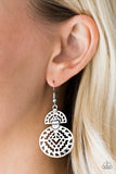 Paparazzi "Jammin Jungalow" Silver Earrings Paparazzi Jewelry
