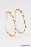 Paparazzi "Jam Session - Gold" earring Paparazzi Jewelry