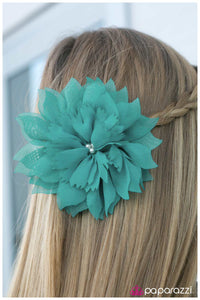 Paparazzi "Jane Doe - Blue" hair clip Paparazzi Jewelry