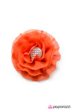 Paparazzi "Jasmine - Orange" hair clip Paparazzi Jewelry