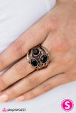 Paparazzi "Jazz Trio - Copper" ring Paparazzi Jewelry