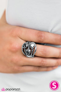 Paparazzi "Jazz Trio - Silver" ring Paparazzi Jewelry