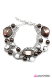 Paparazzi "Jersey Girl - Brown" bracelet Paparazzi Jewelry