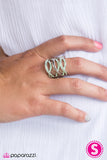 Paparazzi "Jet Stream - Green" ring Paparazzi Jewelry