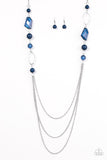Paparazzi "Jewel Jackpot - Blue" necklace Paparazzi Jewelry