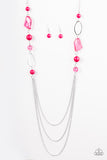 Paparazzi "Jewel Jackpot - Pink" necklace Paparazzi Jewelry