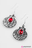 Paparazzi "Jewel Thief" Red Earrings Paparazzi Jewelry