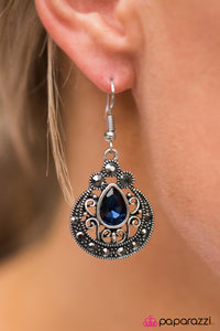 Paparazzi "Jewel Thief" Blue Earrings Paparazzi Jewelry