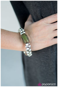 Paparazzi "Jinx - Green" bracelet Paparazzi Jewelry