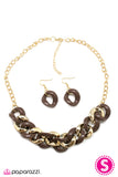Paparazzi "Join Forces - Brown" necklace Paparazzi Jewelry