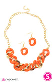 Paparazzi "Join Forces - Orange " necklace Paparazzi Jewelry