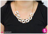 Paparazzi "Join Forces - White" necklace Paparazzi Jewelry