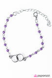 Paparazzi "Join The Club! - Purple" bracelet Paparazzi Jewelry