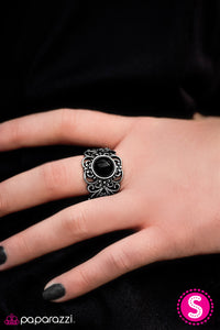 Paparazzi "Jolly Good Time- Black" ring Paparazzi Jewelry