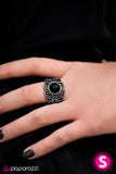 Paparazzi "Jolly Good Time- Black" ring Paparazzi Jewelry