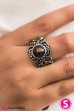 Paparazzi "Jolly Good Time- Brown" ring Paparazzi Jewelry