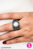 Paparazzi "Jolly Good Time - White" ring Paparazzi Jewelry