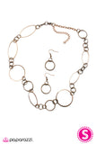 Paparazzi "Jump Around - Copper" necklace Paparazzi Jewelry