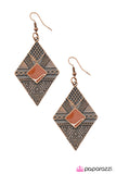 Paparazzi "Jungle Cruz" earring Paparazzi Jewelry