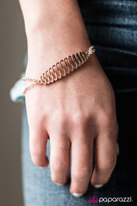 Paparazzi "Jungle Journey - Rose Gold" bracelet Paparazzi Jewelry